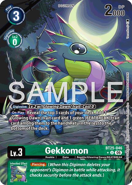 Gekkomon [BT25-046] (Full Art) [Dual Revolution] | Shuffle n Cut Hobbies & Games