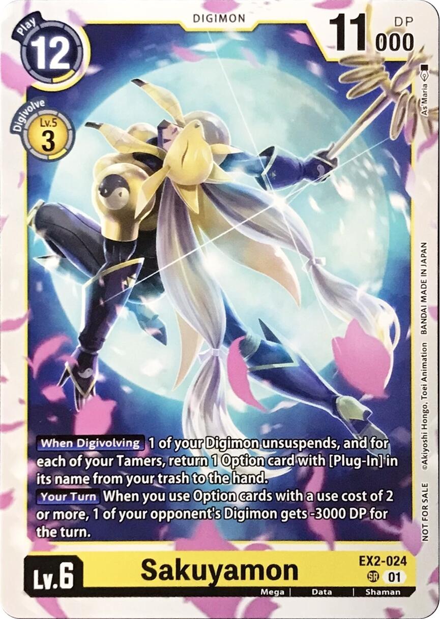 Sakuyamon [EX2-024] (Demo Deck Exclusive) [Digimon Demo Deck Exclusive Cards] | Shuffle n Cut Hobbies & Games