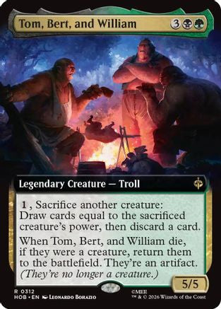 Tom, Bert, and William (Extended Art) [The Hobbit] | Shuffle n Cut Hobbies & Games