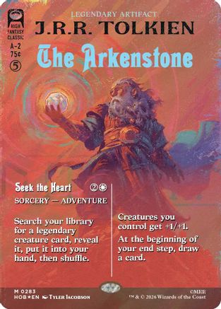 The Arkenstone (Borderless) (Surge Foil) [The Hobbit] | Shuffle n Cut Hobbies & Games