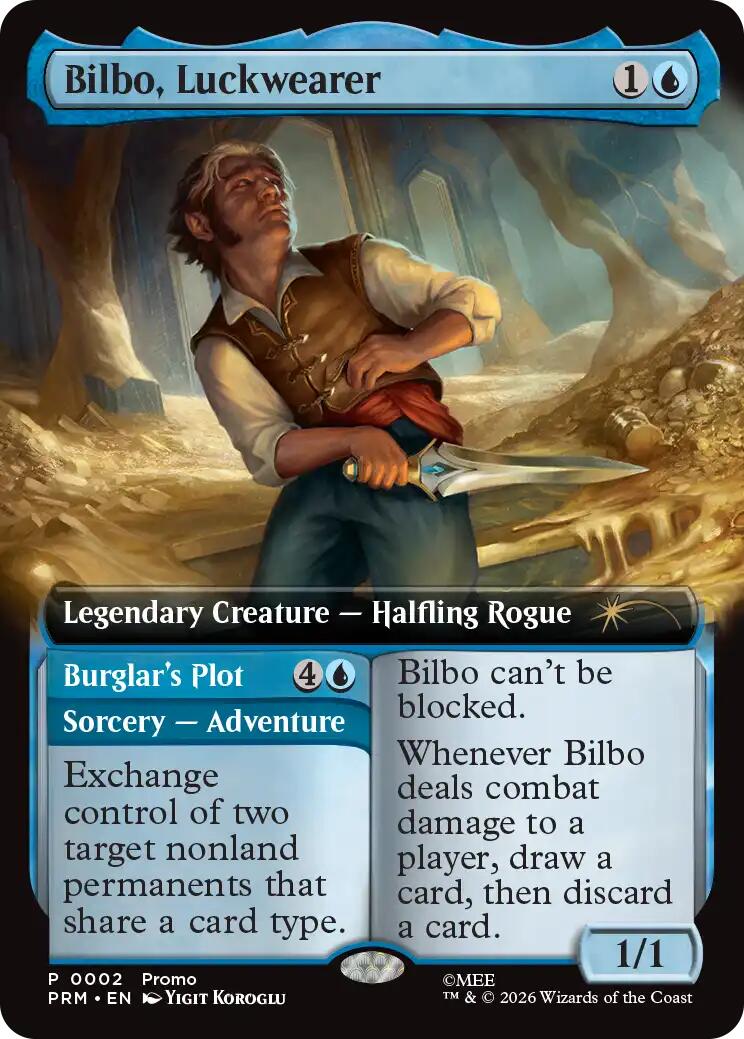 Bilbo, Luckwearer (Extended Art) [Media Promos] | Shuffle n Cut Hobbies & Games