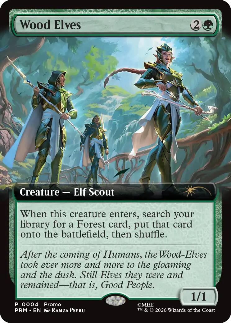 Wood Elves (Extended Art) [Media Promos] | Shuffle n Cut Hobbies & Games