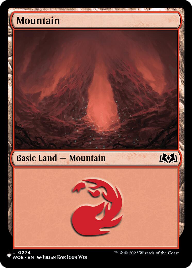 Mountain (0274) (WOE) [The List] | Shuffle n Cut Hobbies & Games