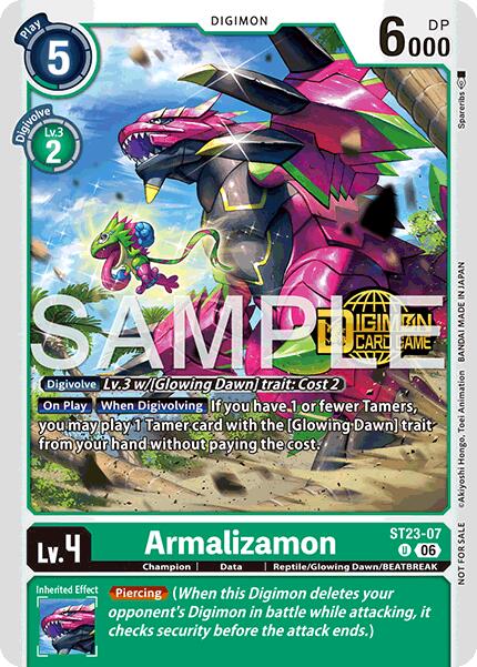 Armalizamon [ST23-07] (Welcome Tamers Pack Vol.2) [Starter Deck: Beatbreak Release Event Cards] | Shuffle n Cut Hobbies & Games