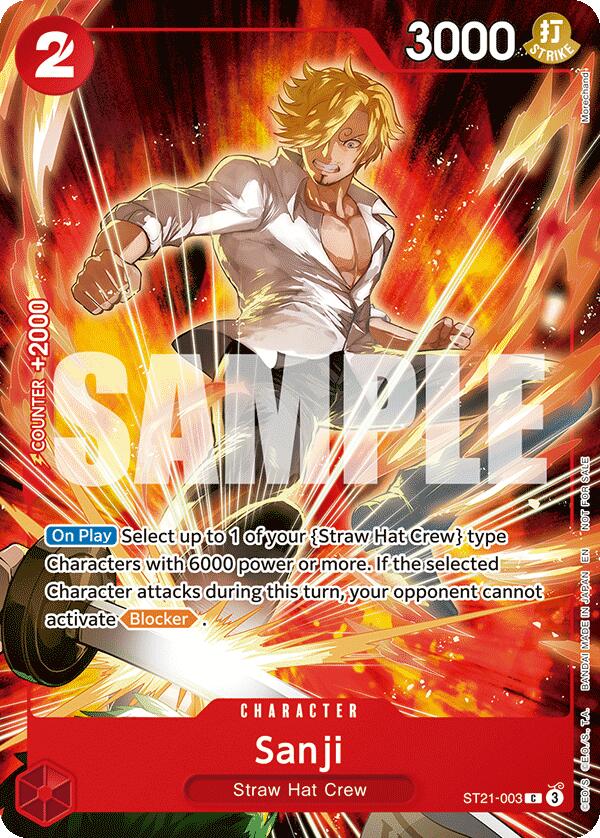 Sanji (Welcome Pack 2026 Vol.1) [One Piece Promotion Cards] | Shuffle n Cut Hobbies & Games
