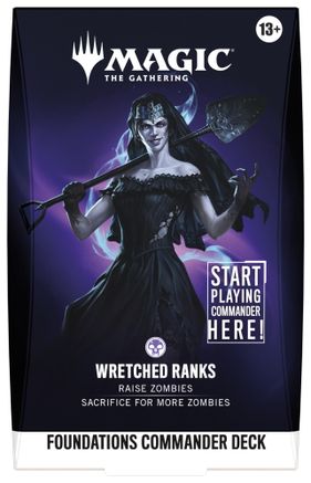 Foundations Commander Deck - Wretched Ranks | Shuffle n Cut Hobbies & Games