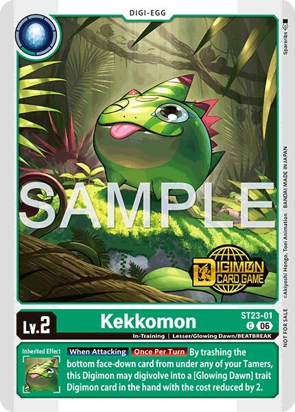 Kekkomon [ST23-01] (Welcome Tamers Pack Vol.2) [Starter Deck: Beatbreak Release Event Cards] | Shuffle n Cut Hobbies & Games