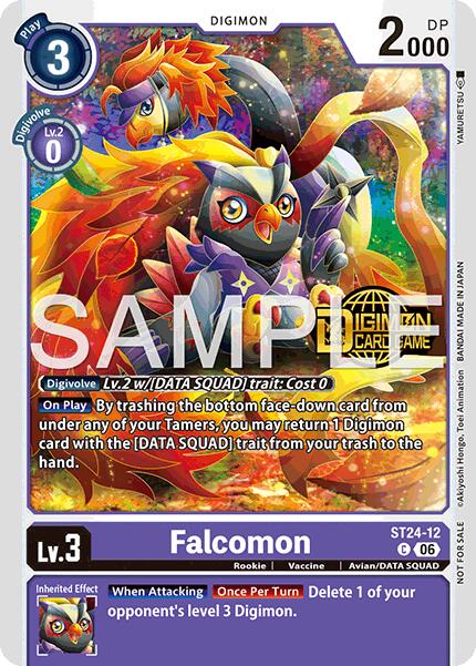 Falcomon [ST24-12] (Welcome Tamers Pack Vol.2) [Starter Deck: Data Squad] | Shuffle n Cut Hobbies & Games