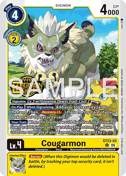 Cougarmon [ST23-03] (Welcome Tamers Pack Vol.2) [Starter Deck: Beatbreak Release Event Cards] | Shuffle n Cut Hobbies & Games