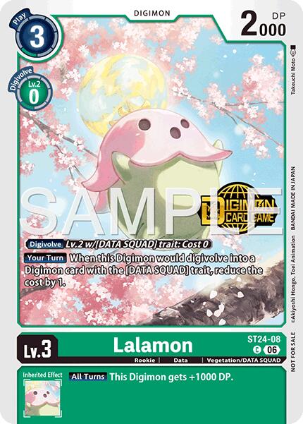 Lalamon [ST24-08] (Welcome Tamers Pack Vol.2) [Starter Deck: Data Squad] | Shuffle n Cut Hobbies & Games