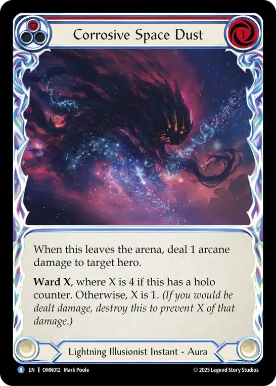 Corrosive Space Dust (Red) [OMN012] (Omens of the Third Age) | Shuffle n Cut Hobbies & Games