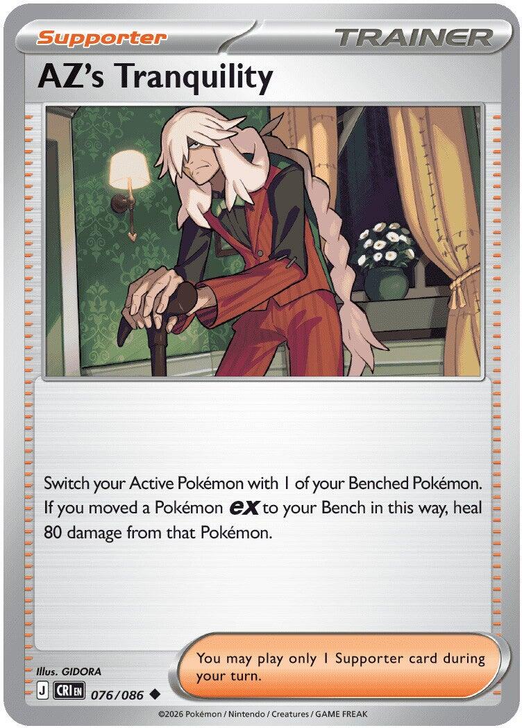 AZ's Tranquility (076/086) [Mega Evolution: Chaos Rising] | Shuffle n Cut Hobbies & Games