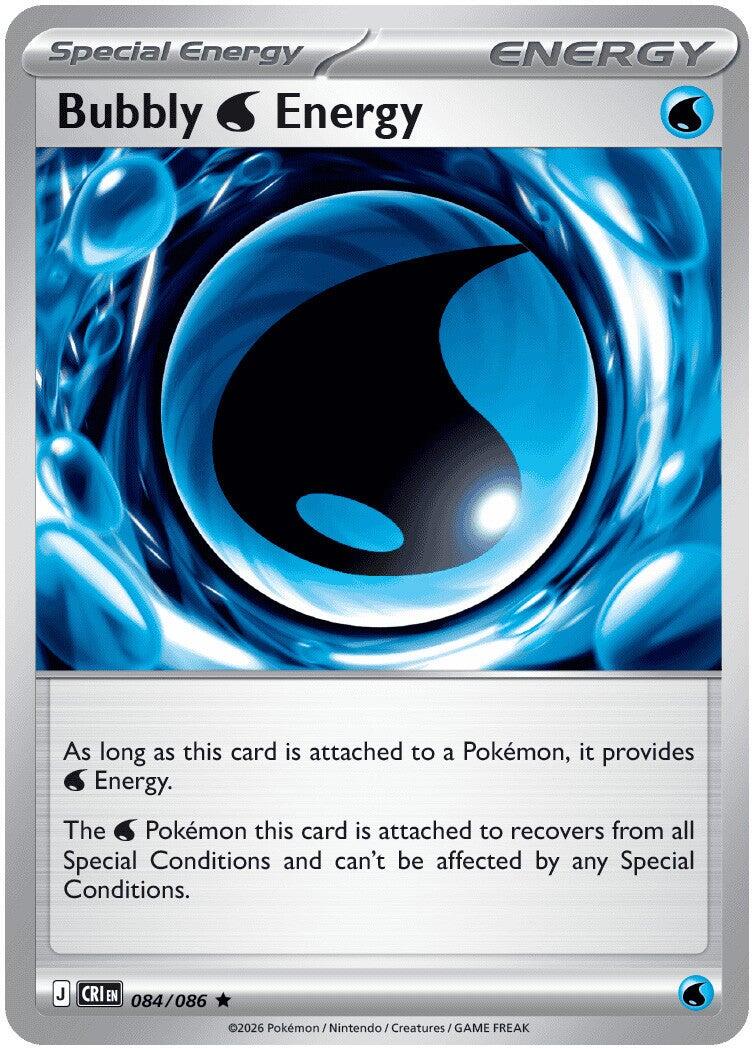 Bubbly W Energy (084/086) [Mega Evolution: Chaos Rising] | Shuffle n Cut Hobbies & Games
