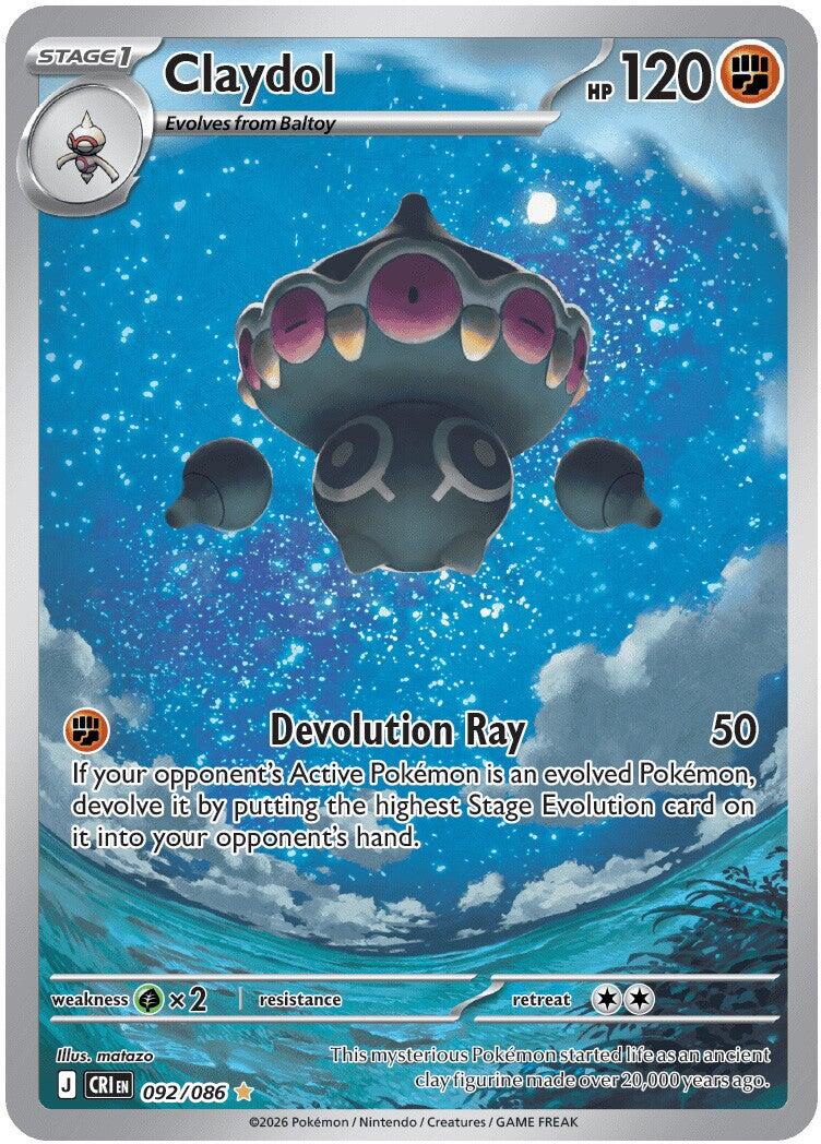 Claydol (092/086) [Mega Evolution: Chaos Rising] | Shuffle n Cut Hobbies & Games