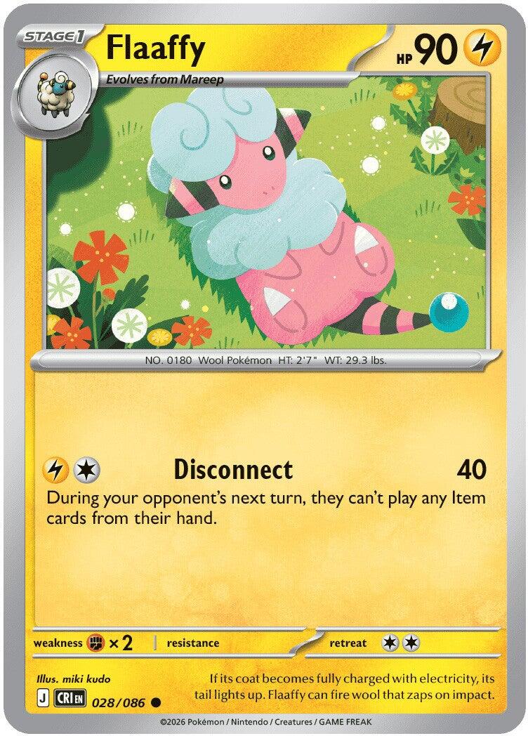 Flaaffy (028/086) [Mega Evolution: Chaos Rising] | Shuffle n Cut Hobbies & Games