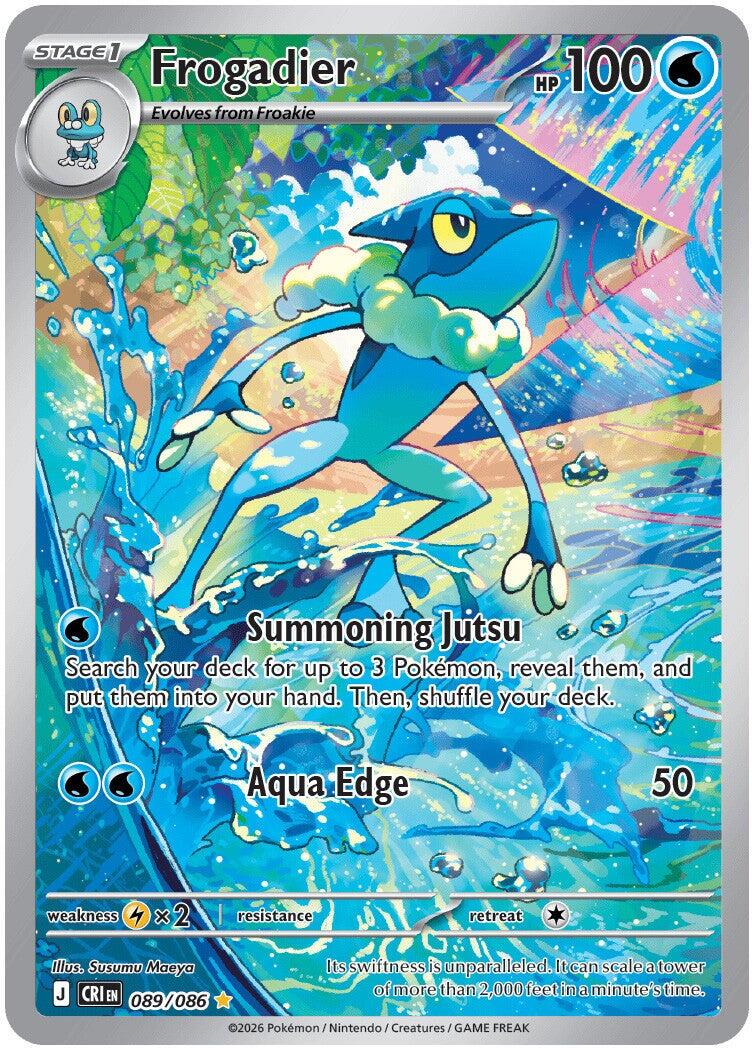 Frogadier (089/086) [Mega Evolution: Chaos Rising] | Shuffle n Cut Hobbies & Games