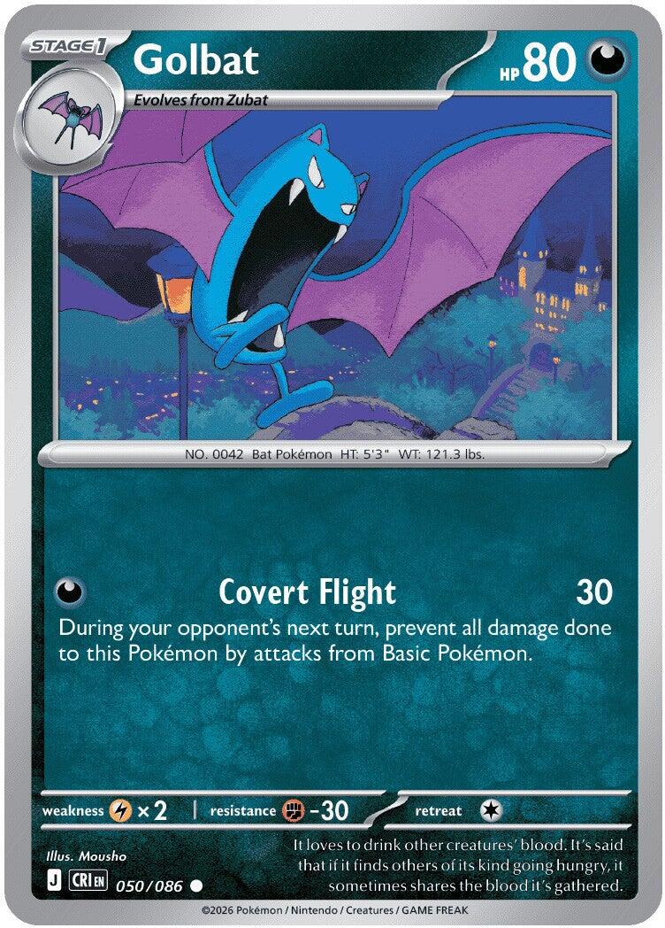 Golbat (050/086) [Mega Evolution: Chaos Rising] | Shuffle n Cut Hobbies & Games