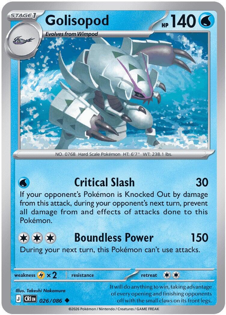 Golisopod (026/086) [Mega Evolution: Chaos Rising] | Shuffle n Cut Hobbies & Games