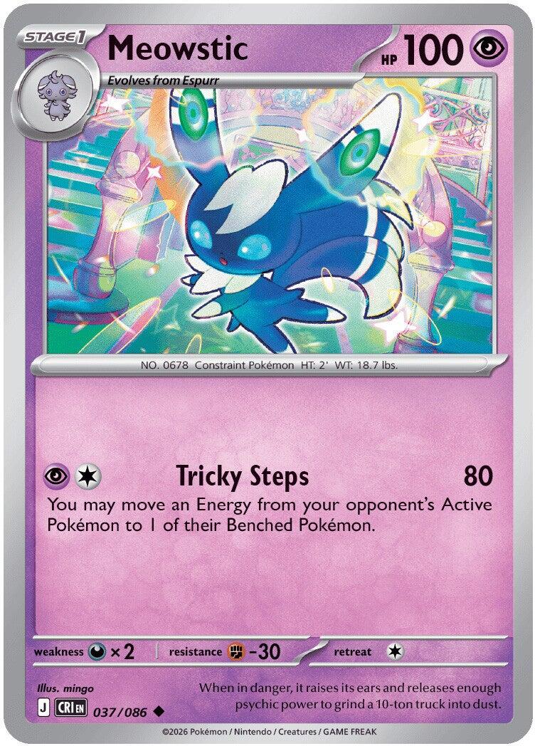 Meowstic (037/086) [Mega Evolution: Chaos Rising] | Shuffle n Cut Hobbies & Games