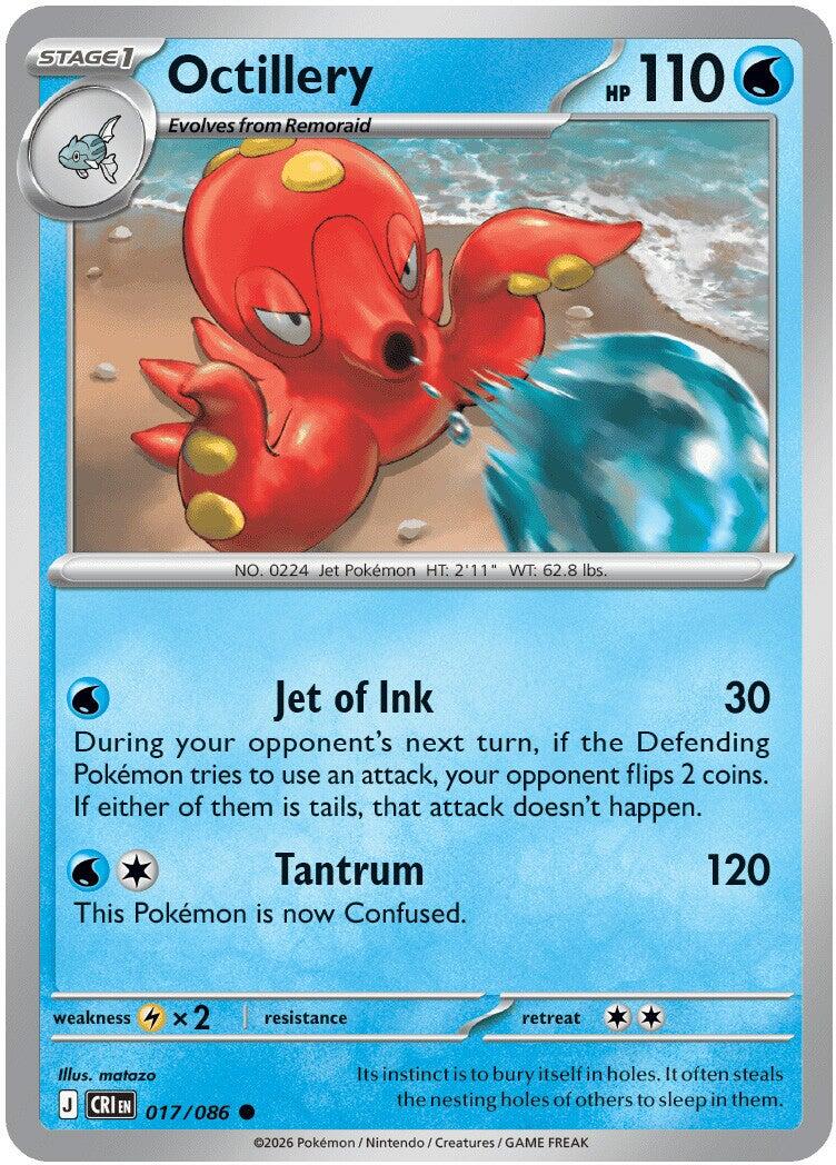 Octillery (017/086) [Mega Evolution: Chaos Rising] | Shuffle n Cut Hobbies & Games