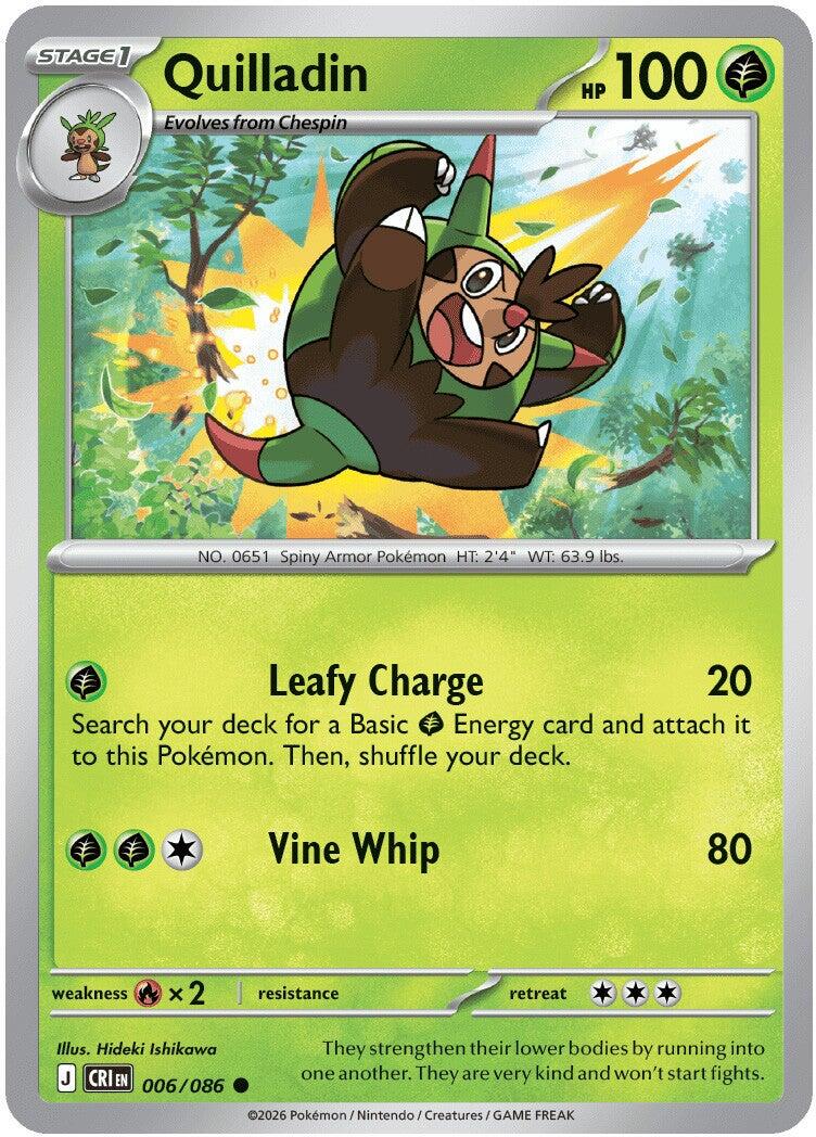 Quilladin (006/086) [Mega Evolution: Chaos Rising] | Shuffle n Cut Hobbies & Games