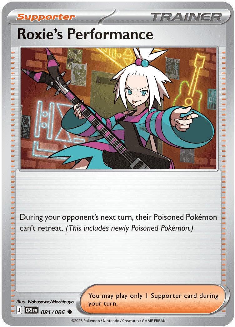 Roxie's Performance (081/086) [Mega Evolution: Chaos Rising] | Shuffle n Cut Hobbies & Games