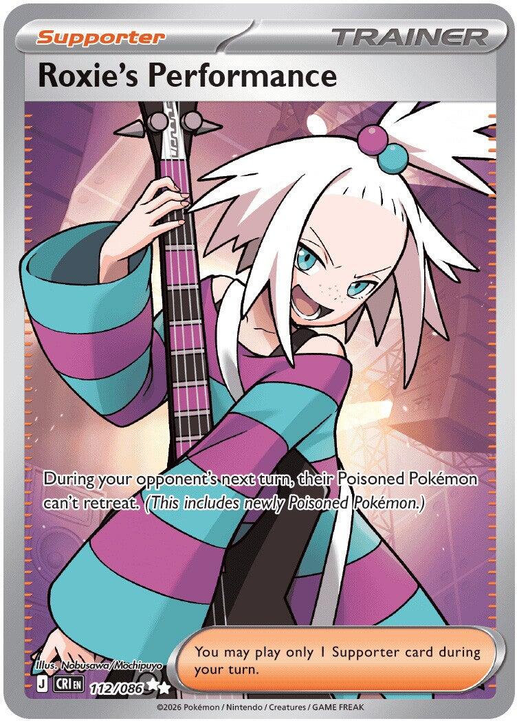 Roxie's Performance (112/086) [Mega Evolution: Chaos Rising] | Shuffle n Cut Hobbies & Games