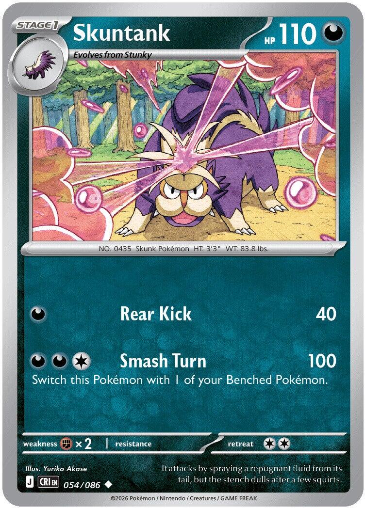 Skuntank (054/086) [Mega Evolution: Chaos Rising] | Shuffle n Cut Hobbies & Games