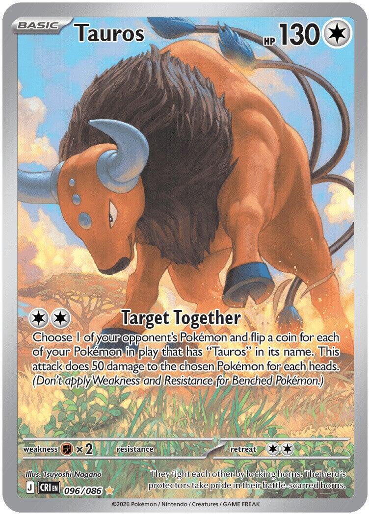Tauros (096/086) [Mega Evolution: Chaos Rising] | Shuffle n Cut Hobbies & Games
