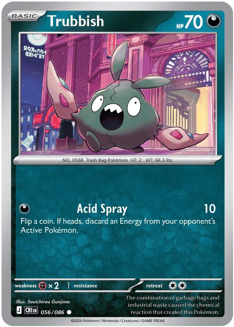Trubbish (056/086) [Mega Evolution: Chaos Rising] | Shuffle n Cut Hobbies & Games