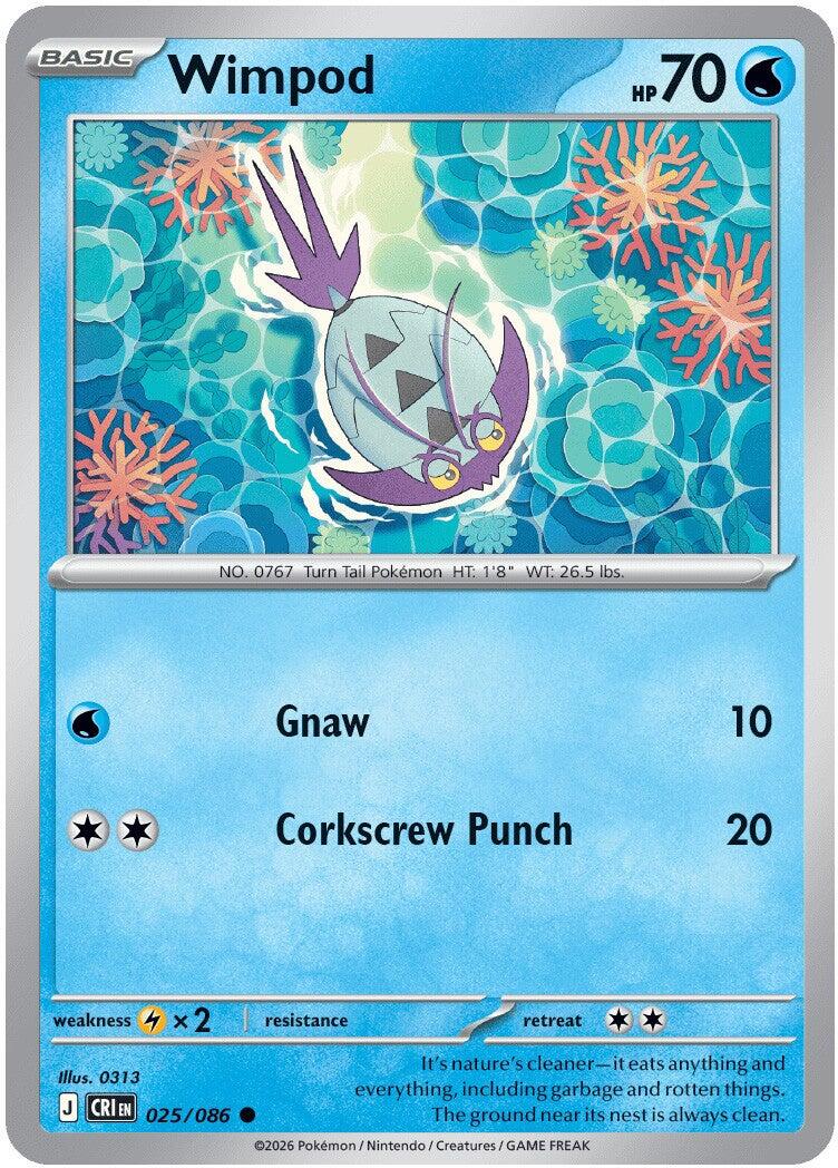 Wimpod (025/086) [Mega Evolution: Chaos Rising] | Shuffle n Cut Hobbies & Games