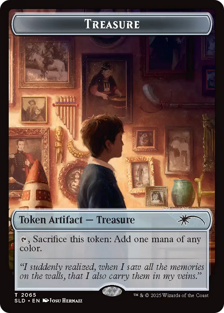 Treasure Token (2065) (Rainbow Foil) [Secret Lair Drop Series] | Shuffle n Cut Hobbies & Games