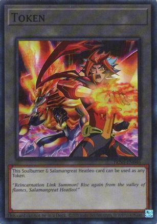 Token: Soulburner & Salamangreat Heatleo Super Rare | Shuffle n Cut Hobbies & Games