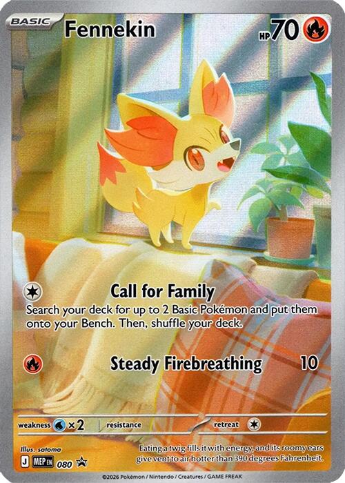 Fennekin (080) [Mega Evolution Promo] | Shuffle n Cut Hobbies & Games