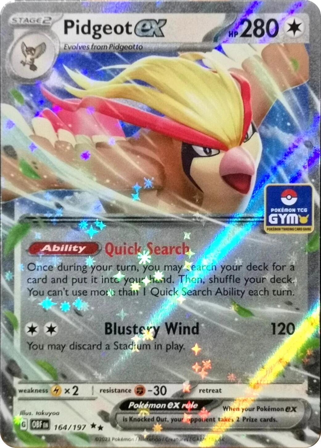 Pidgeot ex (164/197) [Miscellaneous Cards] | Shuffle n Cut Hobbies & Games