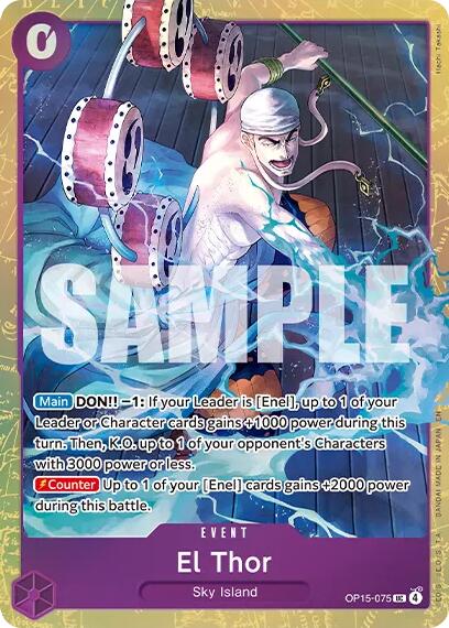 El Thor (Premium Card Collection -Best Selection Vol. 6-) [One Piece Promotion Cards] | Shuffle n Cut Hobbies & Games