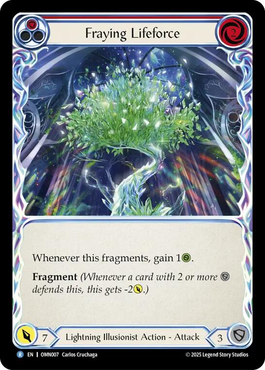 Fraying Lifeforce [OMN007] (Omens of the Third Age) | Shuffle n Cut Hobbies & Games