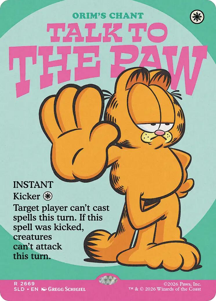 Talk to the Paw - Orim's Chant [Secret Lair Drop Series] | Shuffle n Cut Hobbies & Games