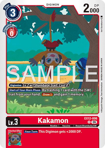Kakamon [EX12-006] [Digital World Shambala] | Shuffle n Cut Hobbies & Games