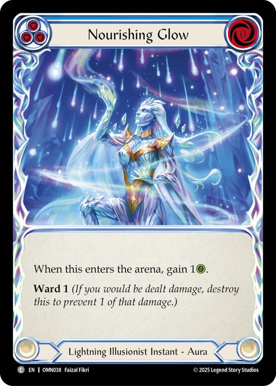 Nourishing Glow (Blue) [OMN038] (Omens of the Third Age) | Shuffle n Cut Hobbies & Games