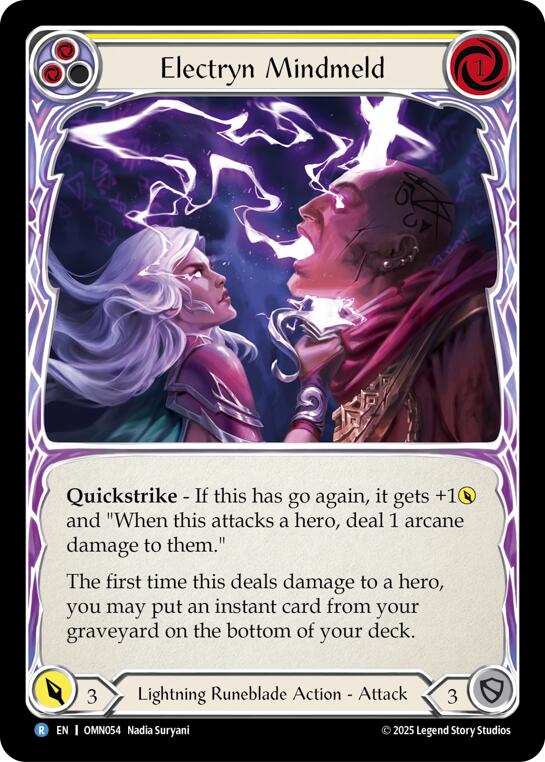 Electryn Mindmeld (Yellow) [OMN054] (Omens of the Third Age) | Shuffle n Cut Hobbies & Games