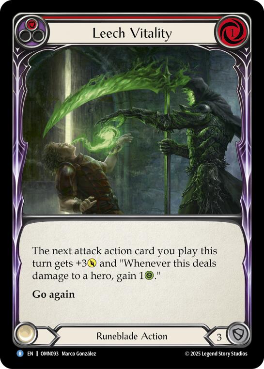 Leech Vitality (Red) [OMN093] (Omens of the Third Age) | Shuffle n Cut Hobbies & Games