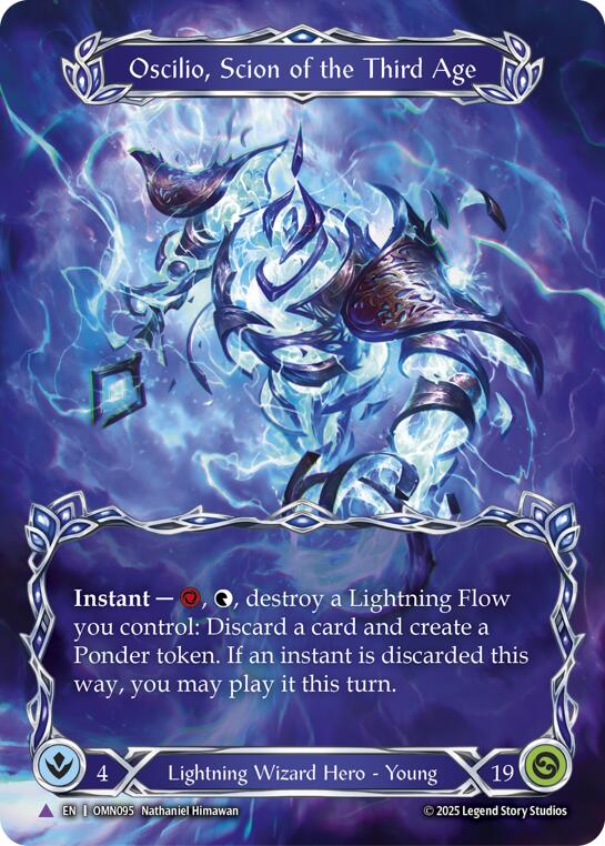 Oscilio Scion Of The Third Age (Marvel) [OMN095] (Omens of the Third Age)  Cold Foil | Shuffle n Cut Hobbies & Games
