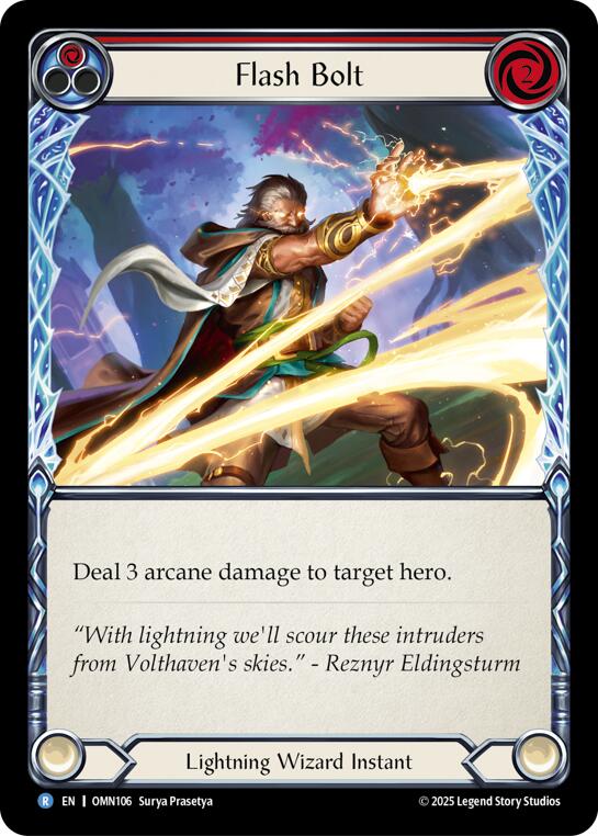Flash Bolt (Red) [OMN106] (Omens of the Third Age) | Shuffle n Cut Hobbies & Games