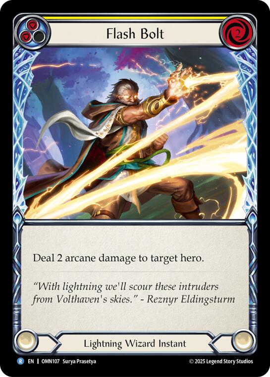 Flash Bolt (Yellow) [OMN107] (Omens of the Third Age) | Shuffle n Cut Hobbies & Games
