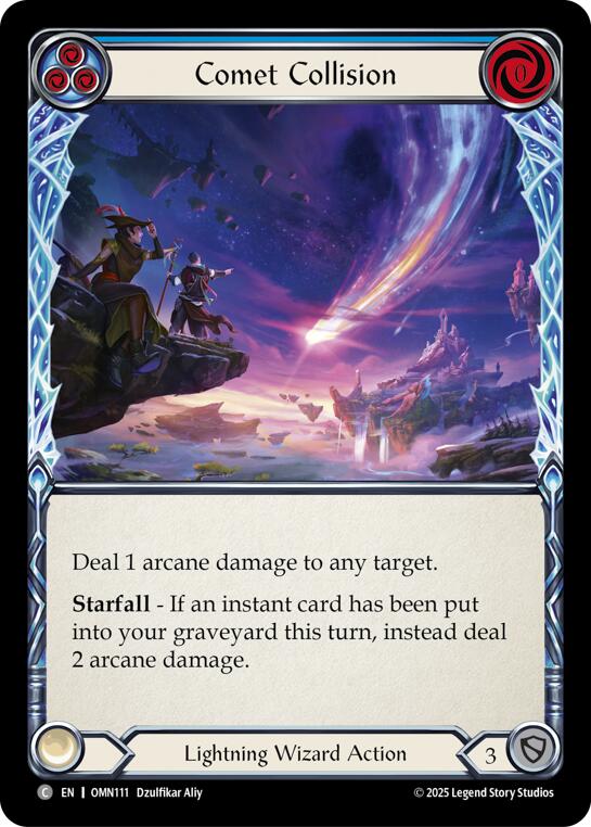 Comet Collision (Blue) [OMN111] (Omens of the Third Age) | Shuffle n Cut Hobbies & Games