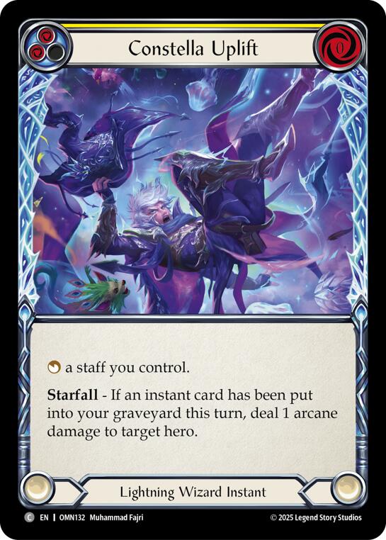 Constella Uplift (Yellow) [OMN132] (Omens of the Third Age)  Rainbow Foil | Shuffle n Cut Hobbies & Games