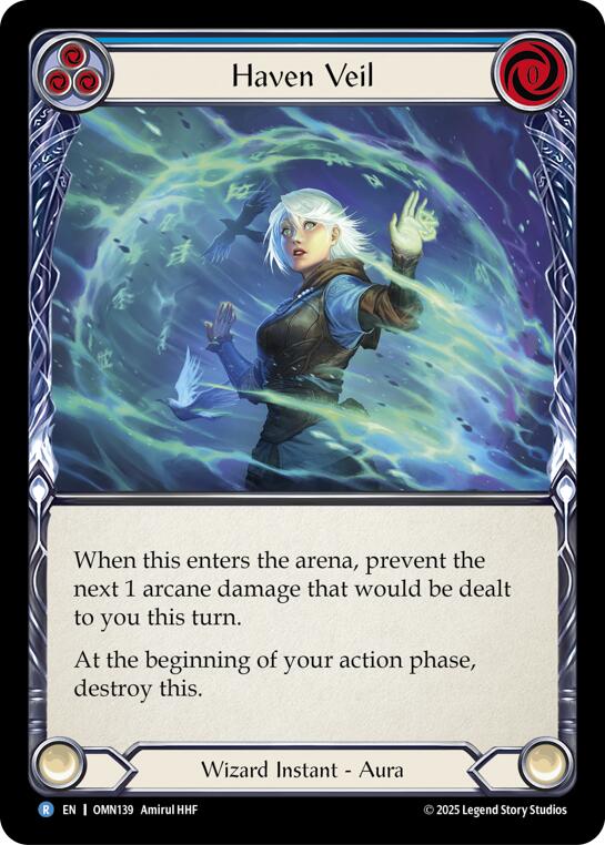 Haven Veil (Blue) [OMN139] (Omens of the Third Age) | Shuffle n Cut Hobbies & Games