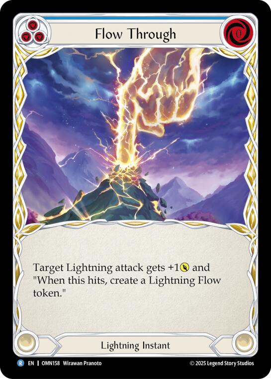 Flow Through (Blue) [OMN158] (Omens of the Third Age) | Shuffle n Cut Hobbies & Games