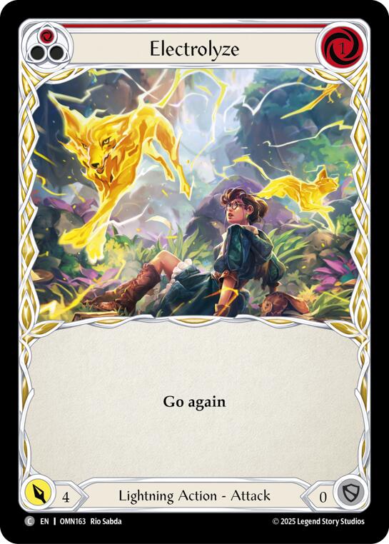 Electrolyze (Red) [OMN163] (Omens of the Third Age) | Shuffle n Cut Hobbies & Games